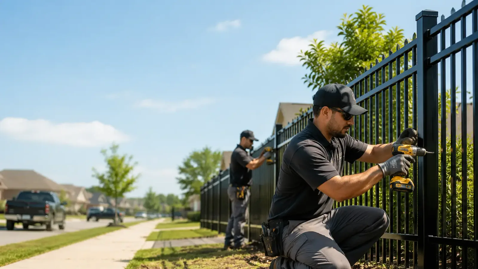 Metal Fence Installation in Brashear, MO